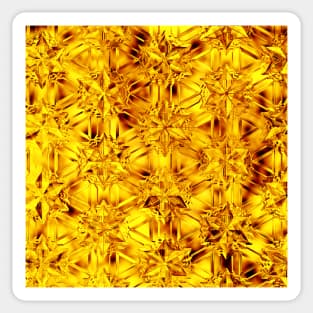 Yellow Crystal 1 Sticker